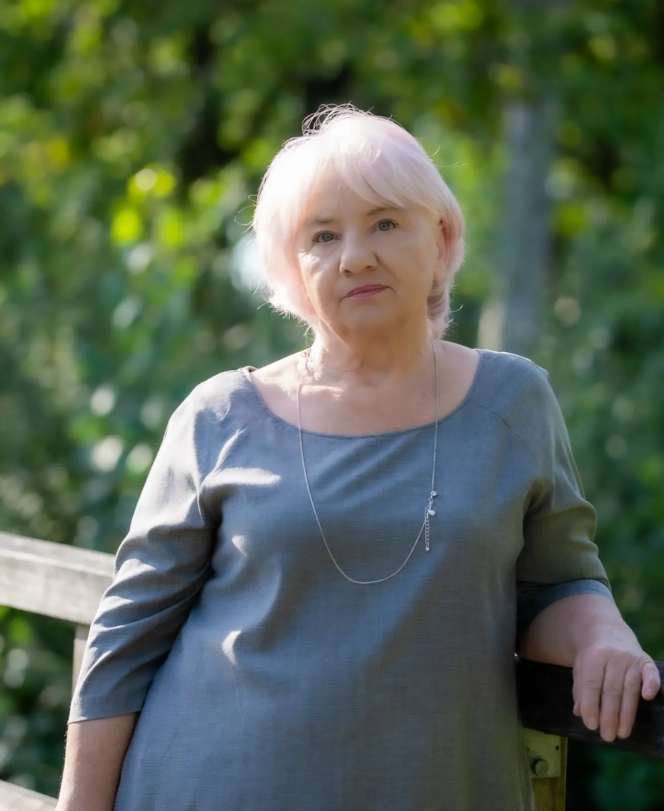 Barbara „Basia” Przychodzka - portret wśród zieleni